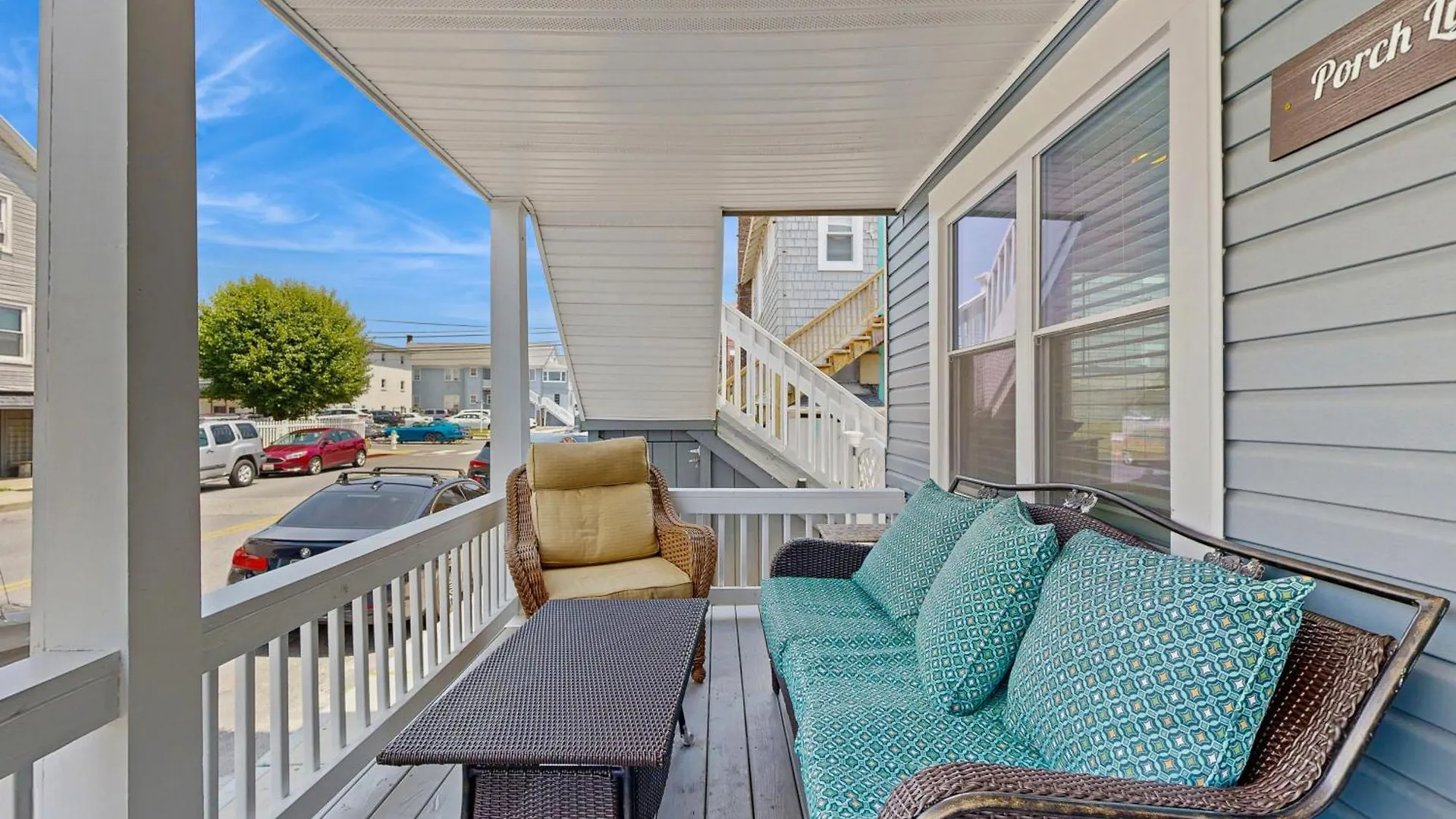 The Shore Cottage & Porch Life Ocean Stadt Ferienhaus